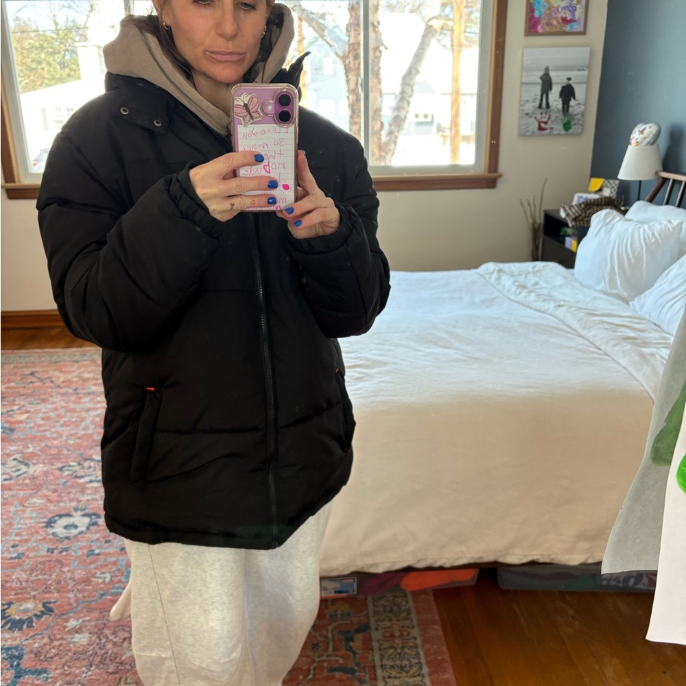 Women's Black Puffer Jacket